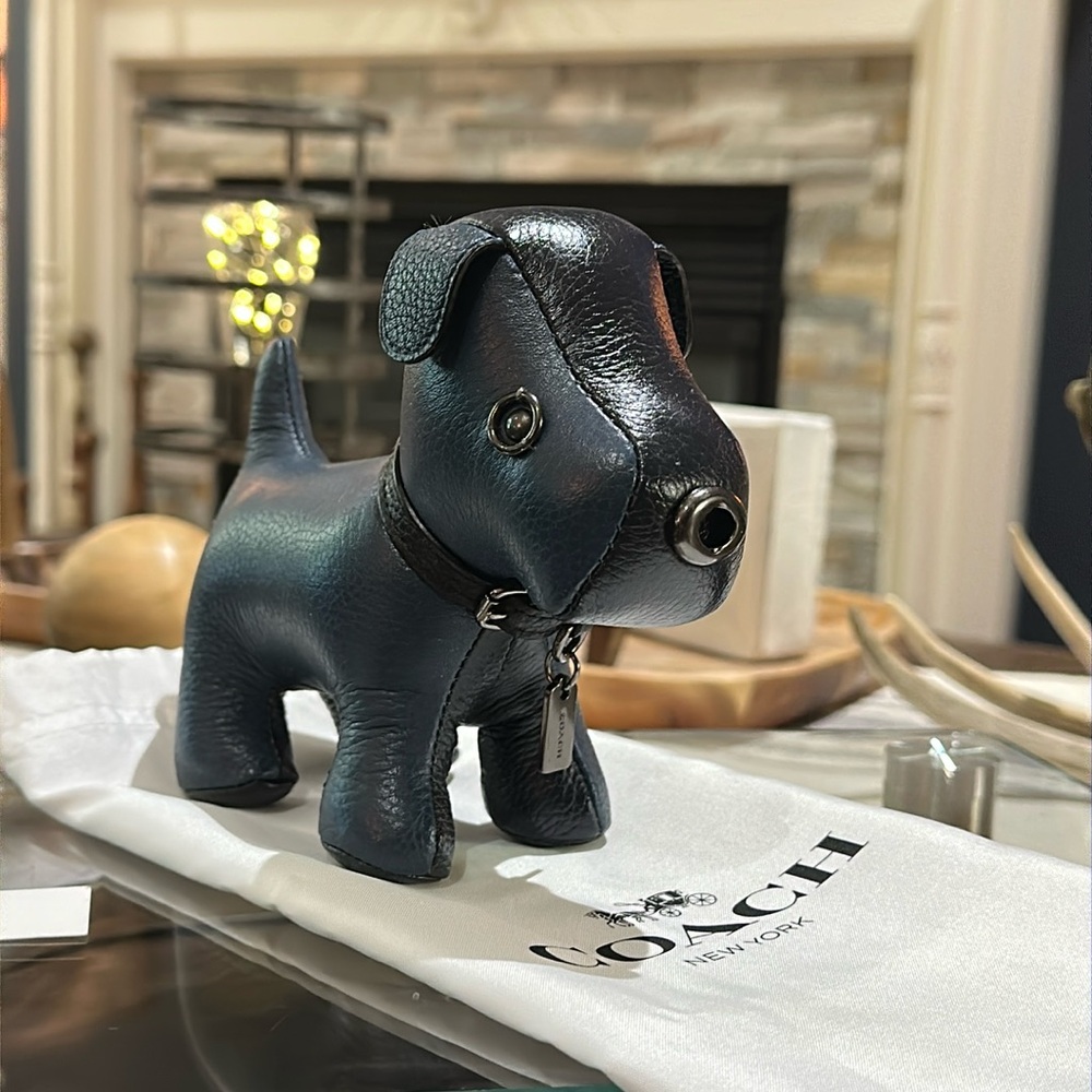 Authentic COACH Dog Paperweight in Blue, EUC - Picture 2 of 14